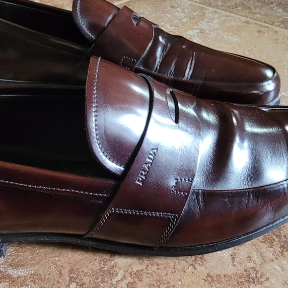 PRADA Penny Brown Loafer Size 8.5 - Picture 5 of 16